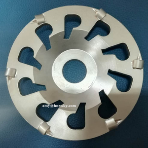 石の床のための5 "コンクリートpcdダイヤモンド切断コンクリート研磨研削ディスクパテツール