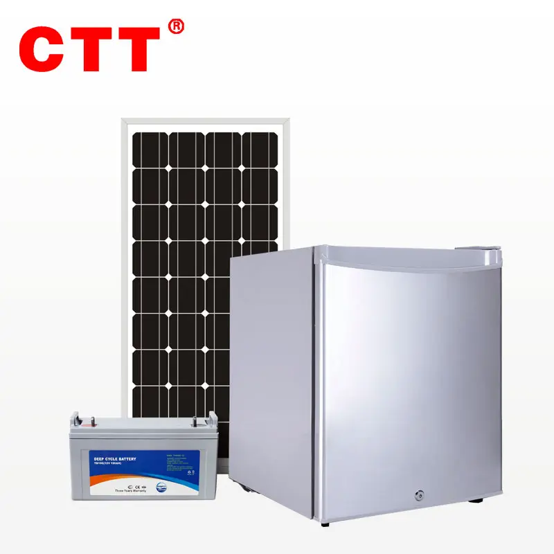 Ctt Merk Dc Power Solar Koelkast Diepvriezer Met Zonnepaneel