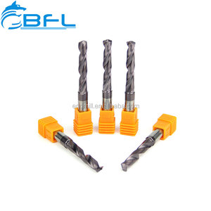 Tungsten Solid Carbide Aluminum Alloy Carbide Drill Bit <strong>Deep</strong> Holes Hard Metal Milling <strong>Cutter</strong> Hrc45 2 Flute Twist Drill - Product Image 1