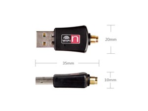300Mbs Realtek RTL 8192 Chipset IEEE802.11N wifi dongle adaptador Wlan palo para el ordenador portátil/escritorio/Raspberry PI - Product Image 5