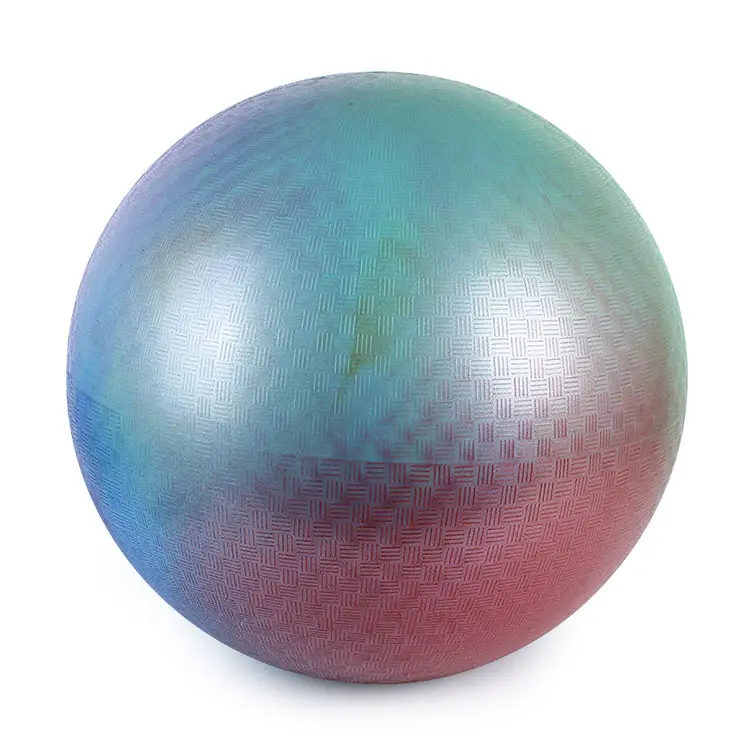 65cm anti-burst rainbow color inflatable PVC playground ball