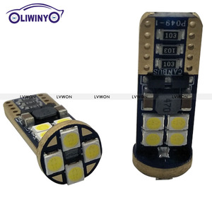 Liwiny Auto T10 LED電球912 921 T15 168 W5W LEDリバースライト用パーキングライトターンシグナルライト、6000kホワイトイエローレッド12V