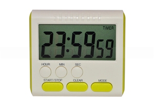 Timer da cucina digitale LCD conto alla rovescia sveglia da cucina con orologio