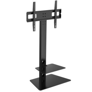 MG Universal Floor <strong>TV</strong> Stand with <strong>Mount</strong> and Audio Shelf for 32 to <strong>60</strong> Inch LCD LED OLED QLED Flat Panel and Curved <strong>TVs</strong> - Product Image 3