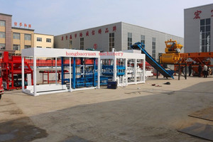 HONGBAOYUAN nhà máy QT10-15 khối Bê Tông lồng vào nhau lát sân vườn khuôn/xi măng đá ốp lát khuôn/<span class=keywords><strong>hydraform</strong></span> máy để bán - Product Image 3