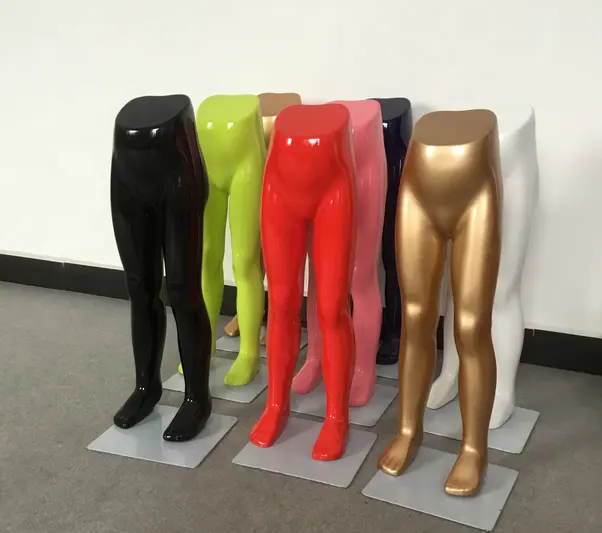 Jambes en plastique mannequins