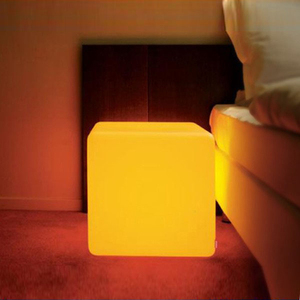 40cm <strong>LED</strong> Cube Seat, PE Plastic Shell, 16 Colors Light with IR Remote Control, Waterproof IP68