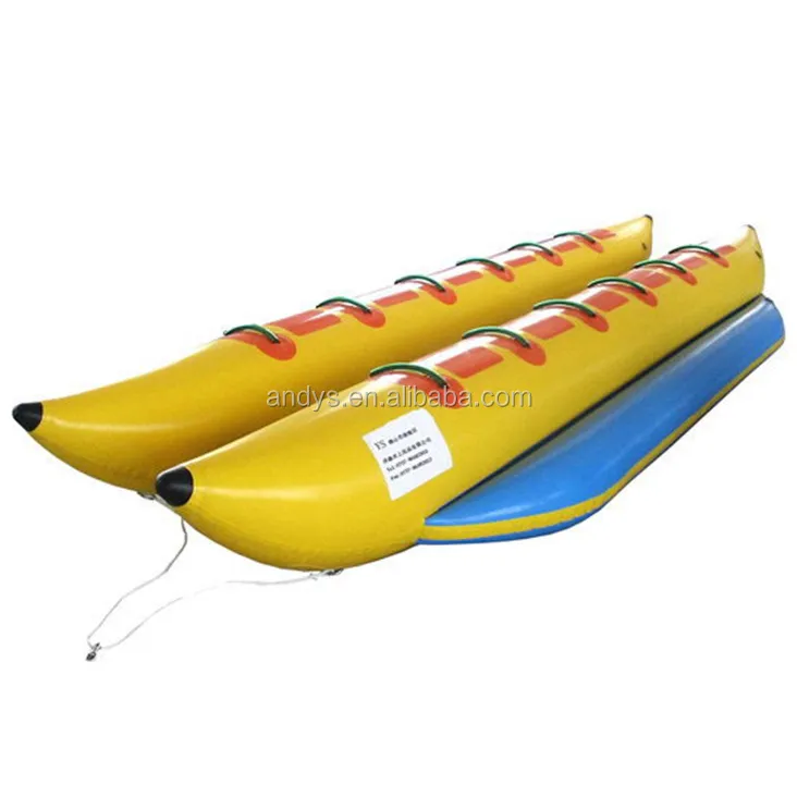 En kaliteli CE belgesi şişme su sporları oyunu, şişme yüzen tekne, şişme muz bot satılık