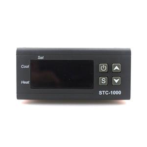 Controlador de temperatura digital LCD de dos salidas de relé con sensor de 1m 110 ~ 220VAC 10A termostato - Product Image 1