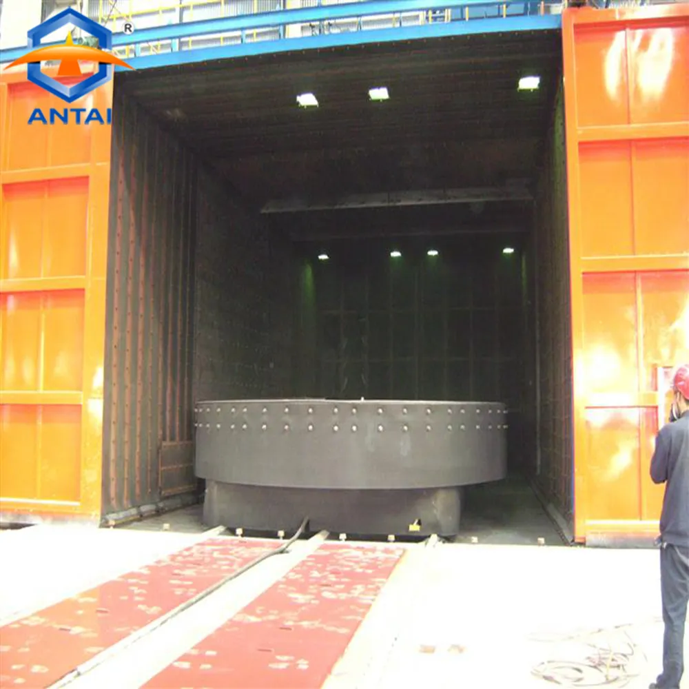 sandblasting booth/sand blasting room with abrasive recycle and dust removal system