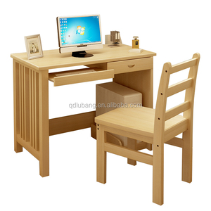 Современный простой деревянный настольный компьютерный стол - Product Image 1
