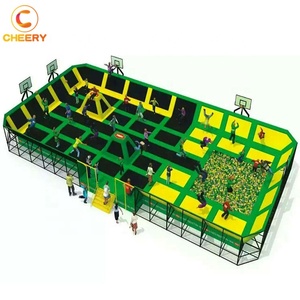 Yeni ticari sıçrama trambolin kapalı eğlence parkı trambolin demeti atlama
