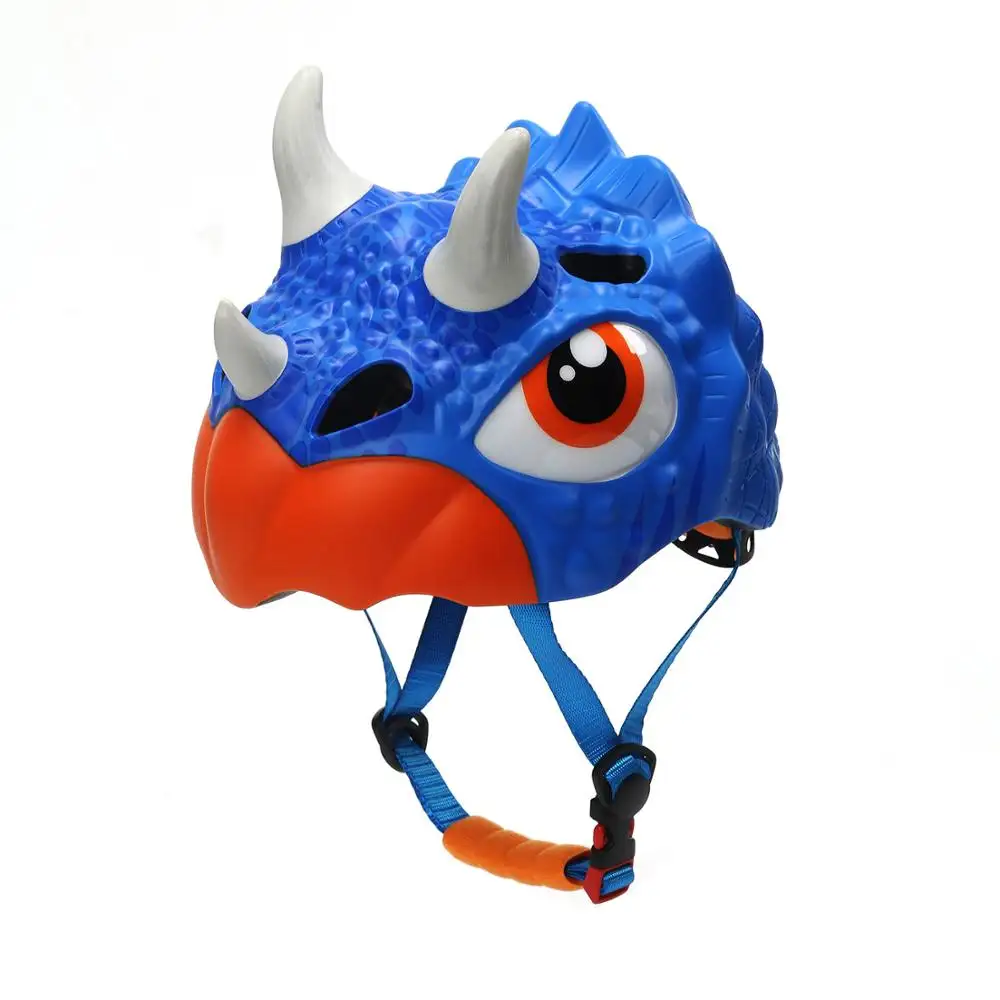 Protezione di sicurezza per bambini casco Triceratops 3D casco da bicicletta equitazione skateboard pattinaggio casco protettivo per bambini