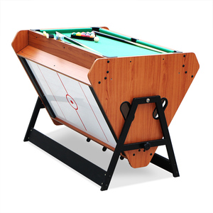 回転式<span class=keywords><strong>3</strong></span> in1マルチゲームテーブルプールサッカーテーブルとエアホッケーテーブル