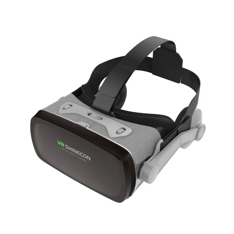 SHINECON latest 3D glasses virtual reality vr headset ,for 3.5" - 6.0" Smart Phone,to play vr games and watch japan 3d video