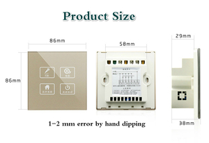 Sistema de casa inteligente controlado por Android/IOS APP alaxe google 2019 Venta caliente ZigBee Interruptor táctil - Product Image 6