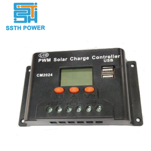 Controlador de cargador solar con luz led, calentador de agua PWM MPPT 12V/24V 10A - Product Image 1