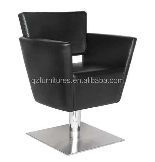 Black leather styling salon chair /women hair beauty chair QZ-F979A