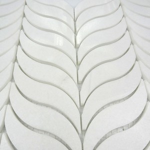 Bán Hot Thiết kế hiện đại baoxing Trắng Gạch Mosaic đá cẩm thạch 10 mét lưới được hỗ trợ cho vòi hoa sen sàn Nội Thất Tường trực tiếp Trung Quốc cung cấp - Product Image 3