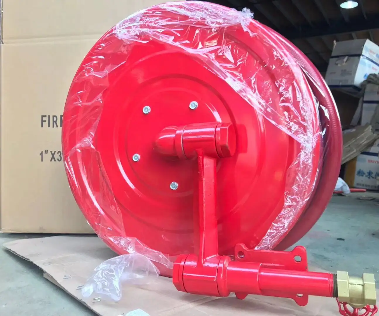 Fire Hose Reel Bagian/Fire Hose Reel Semprot/Hose Reel Spray Nozzle untuk Dijual