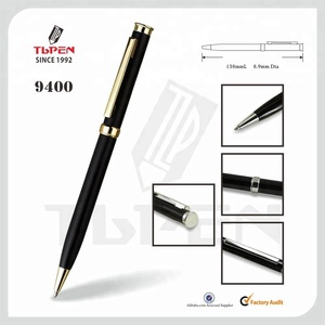 交叉铝扭金属笔促销