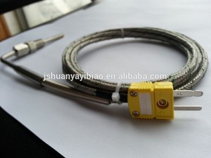 Huanya <span class=keywords><strong>K</strong></span> סוג פליטה גז טמפרטורת חיישן EGT חיישן עם מחבר