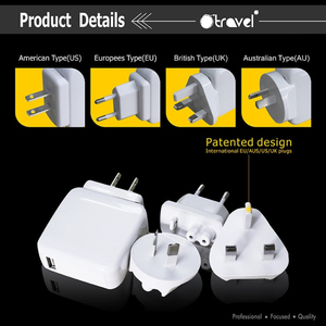 5v 2a usb充电器intertek通用可拆卸手机电源旅行适配器 - Product Image 4
