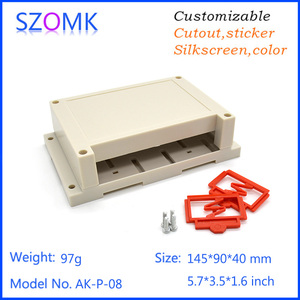Caja de plástico para electrónica, caja de carril din, control industrial, cajas de interruptores para pcb - Product Image 5