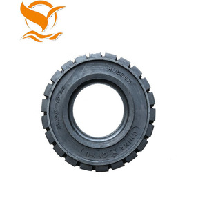 28X9-15 6.50-10モンタカガスタイヤ固体ゴム製フォークリフトタイヤ - Product Image 1
