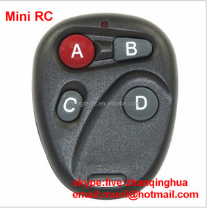 ミニ4ビッグ1/2/3/4ボタン315MHz/433MHz 2262 1527 301車、電気ドア、カーテン、アラームホスト用のキーリング付きリモコン - Product Image 2