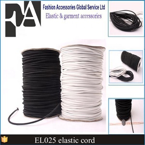 黑色白色弹性绳弹性绳圆蹦极绳 - Product Image 2