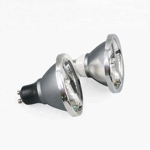 LEDシーリングスポットライト調光可能DC12V/85-265v 5W6Wランプ高輝度GU10グリルスポットライトB15ベース電球