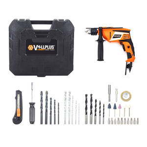 Vollplus VPID1030K 40PCS 810WハンマードリルキットMulti-Functional Impact Drill工具セット