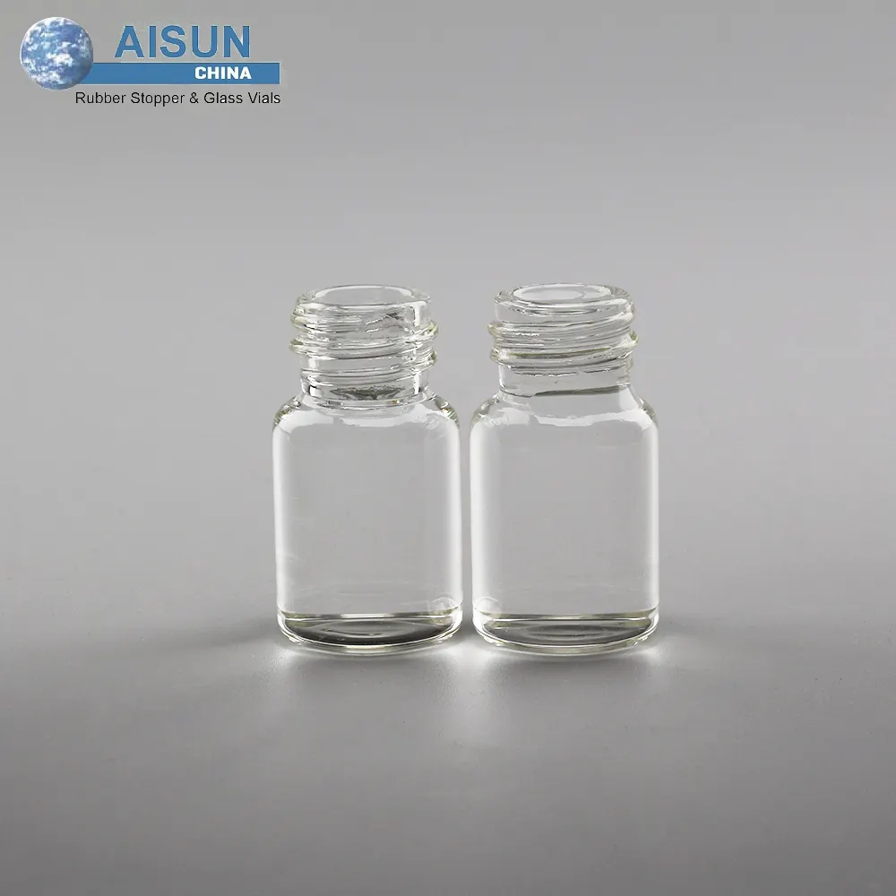Pharmaceutical管状バイアル10ミリリットル透明なガラスねじネックボトル