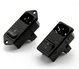 CUL TUV CQC สวิตช์ช่องเสียบฟิวส์แบบเปลี่ยนได้สองช่อง10A 250V IEC C14ช่องเสียบโมดูลไฟเข้า - Product Image 4