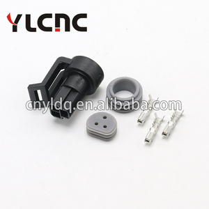 Conector de Sensor de presión de combustible, conector hembra de 3 vías, color negro, para delphi 12078090, 12065287, 12078090, 12078090, 12110192 - Product Image 3