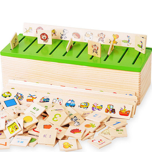 Montessori Educational <strong>Toy</strong> Matching Game Cognition Wooden Learning Box Knowledge Classification Kids Sorting <strong>Toy</strong> - Product Image 5