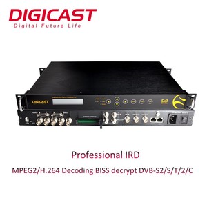 Digicast iptv <strong>Multiplexer</strong> Digital Satellite TV System Broadcast Professional IRD Integrated Receiver <strong>Decoder</strong> ATSC HD <strong>Decoder</strong> - Product Image 2
