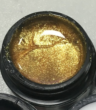 Gold glitter