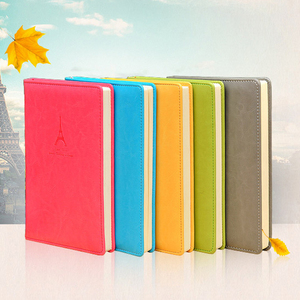 Cuaderno liso de PU hecho a mano A5 diario de cuero diario de tapa dura barato cuaderno - Product Image 4