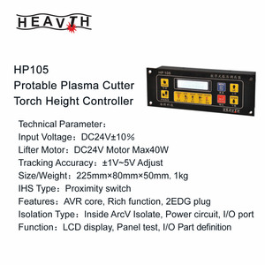 用于等离子割炬的HP105电弧电压<span class=keywords><strong>THC</strong></span>割炬高度控制器CNC