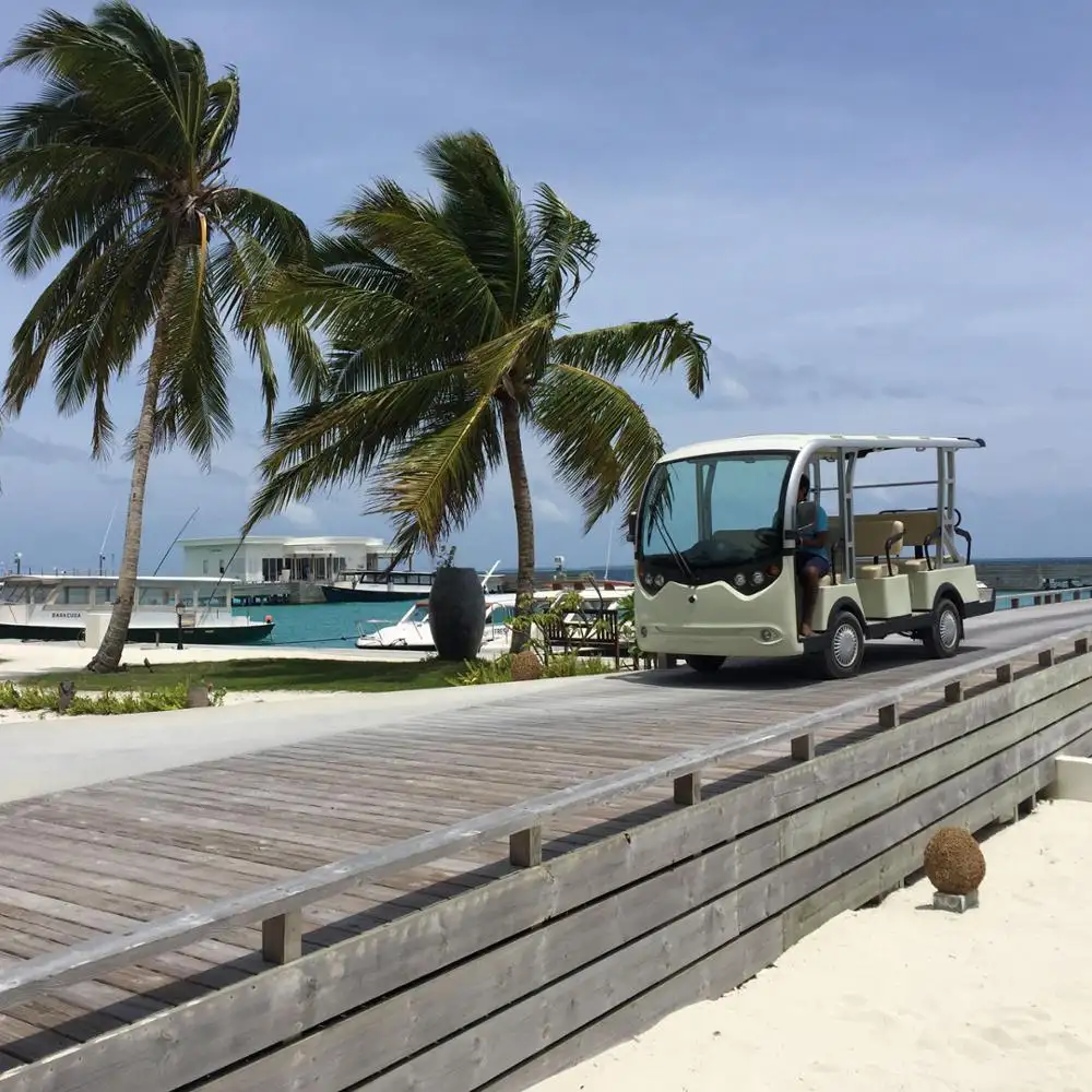 Certificado CE 11 pasajeros transporte de lanzadera autobús turístico eléctrico para la venta