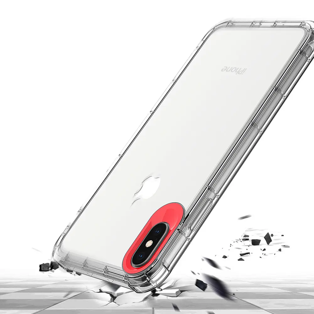 Téléphone portable Couverture Arrière Souple Transparente transparente Nouvelle Coque Pour Iphone X TPU