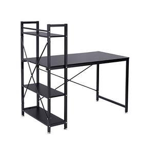 Wooden Office <strong>Computer</strong> Desk with Bookshelf Design Easy <strong>Assembly</strong> <strong>Computer</strong> Table Gaming Desk Furniture(DX-432H1) - Product Image 1