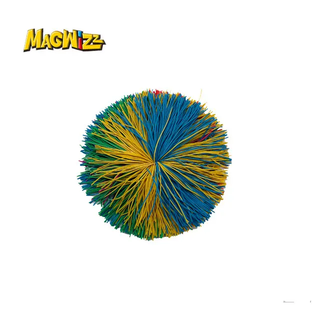 2021 6 см мини сетчатый прыгающий мяч пушистый новый пластиковый силиконовый мягкий мяч Koosh