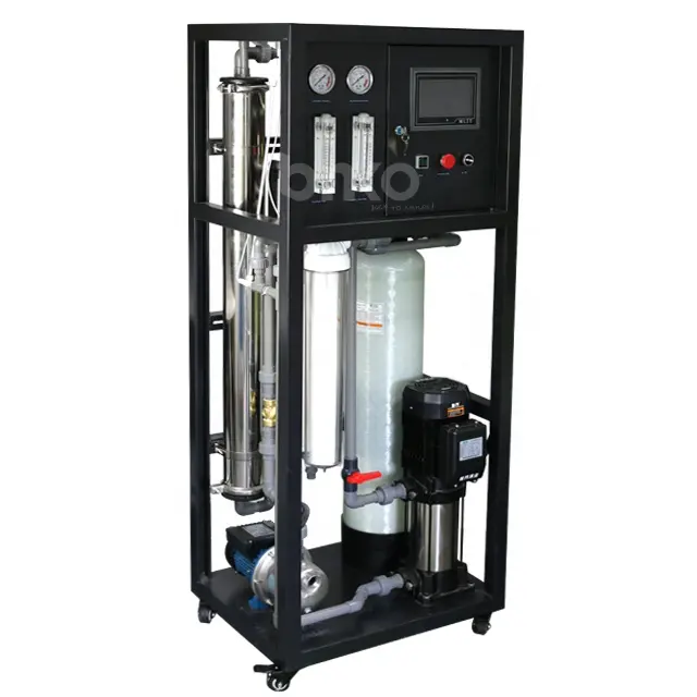 Máquina RO de purificación de ósmosis inversa de agua, comercial, 1500GPD