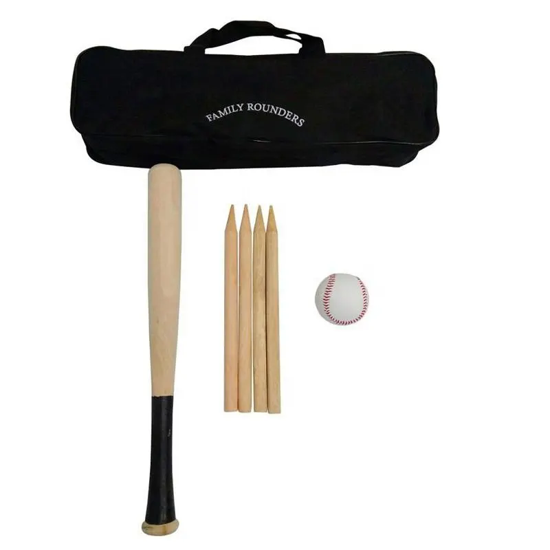 Offre Spéciale Batte De Baseball Et Jeu de balle Avec Tissu Oxford Sac de Transport jeu de croquet En Bois