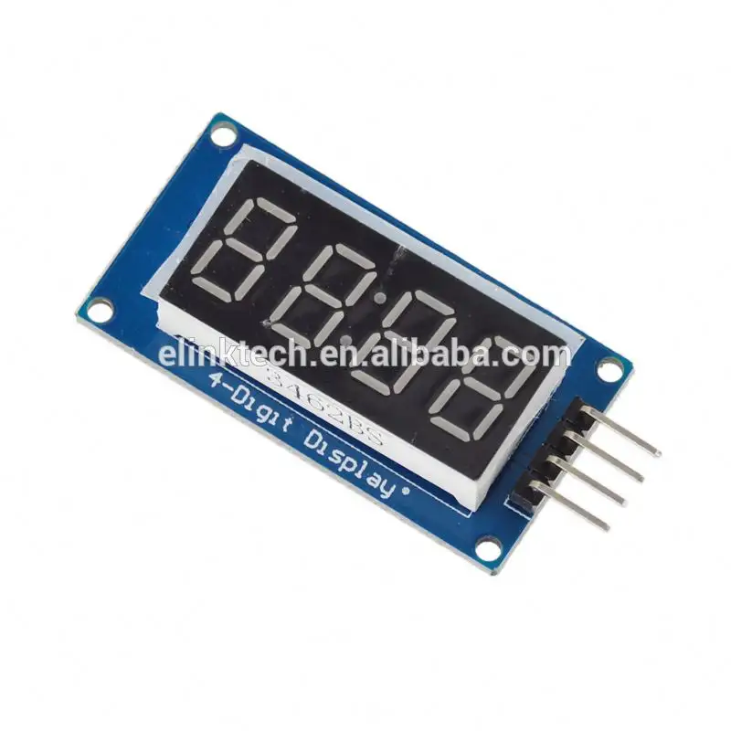 In stock TM1637 4 bit digitale modulo Display a LED 7 segmento 0.36 pollici orologio rosso tubo anodo quattro seriale scheda Driver