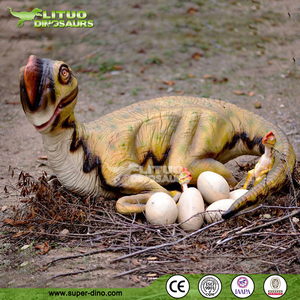 Yapay Oviraptor dinozor modeli yumurta - Product Image 2