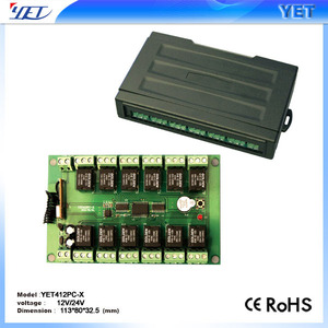 Con lăn màn trập chuyển đổi 12 volt dc 12 kênh điều khiển từ xa & receiver pcb - Product Image 3